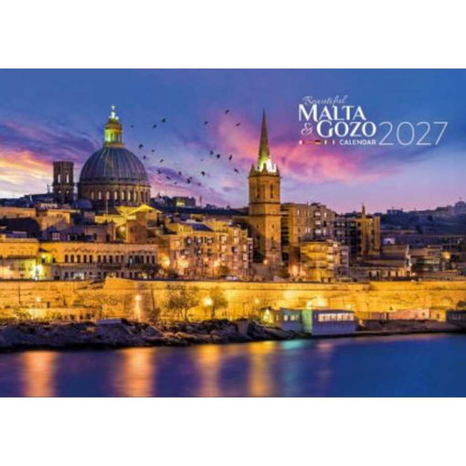 Picture of MALTA & GOZO A5 2027 CALENDAR VALLETTA CLOUD SUNSET
